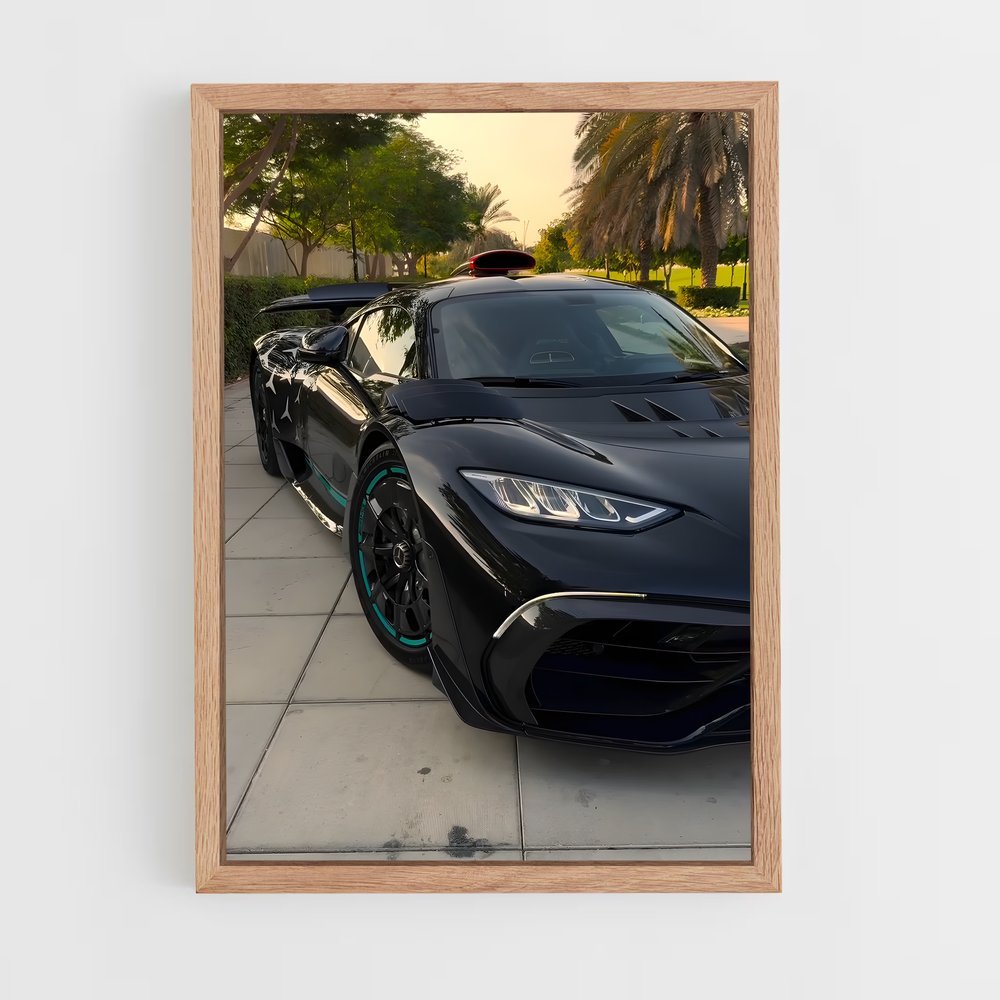 Poster magnifique Amg one – affiche Mercedes (vue 4)